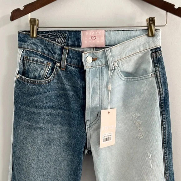 Revice dream fit blue division colored jeans new with tags - Picture 2 of 6